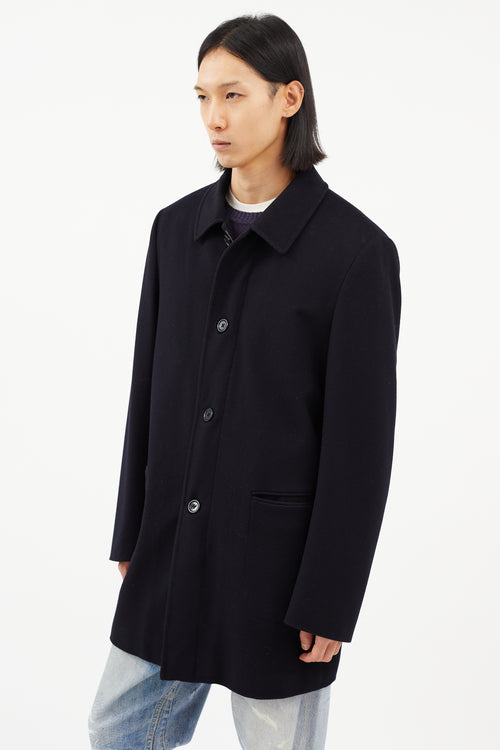 Loro Piana Navy Wool Jacket