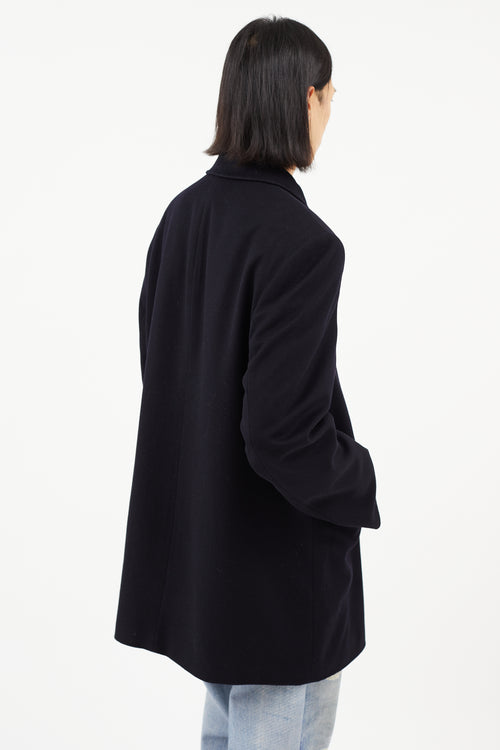 Loro Piana Navy Wool Jacket