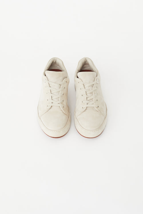 Loro Piana Grey Suede Nuages Sneaker