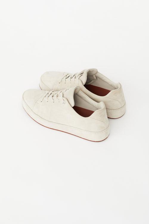 Loro Piana Grey Suede Nuages Sneaker