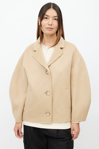 Lou Lou Studio Beige Wool Moho Jacket