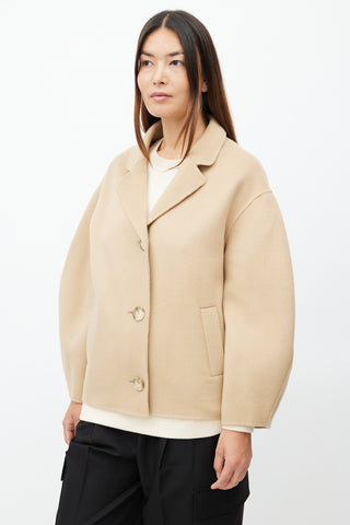 Lou Lou Studio Beige Wool Moho Jacket