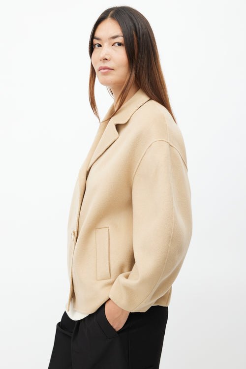 Lou Lou Studio Beige Wool Moho Jacket