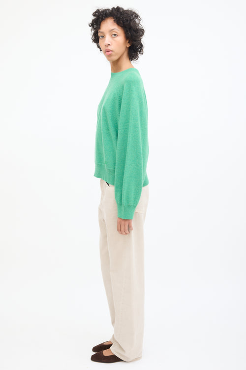 Lou Lou Studio Green Cashmere Pemba Sweater