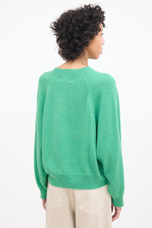 Lou Lou Studio Green Cashmere Pemba Sweater