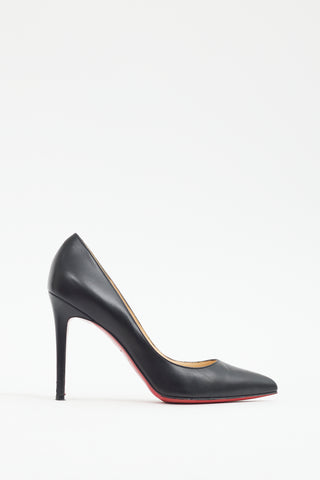 Christian Louboutin Black Leather Kate 100 Pump