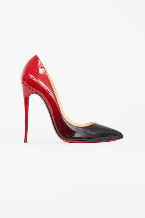 Christian Louboutin Black 
Red Gradient So Kate 120mm Pump