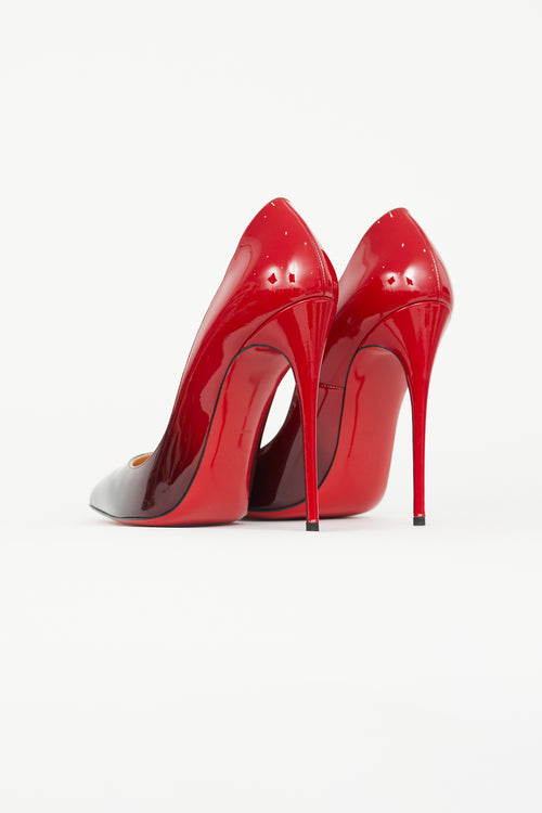 Christian Louboutin Black 
Red Gradient So Kate 120mm Pump