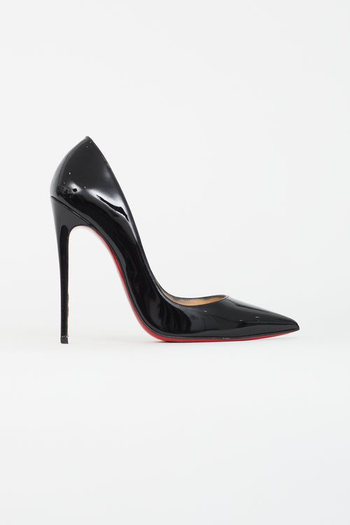 Christian Louboutin Black Patent So Kate 120 Pump