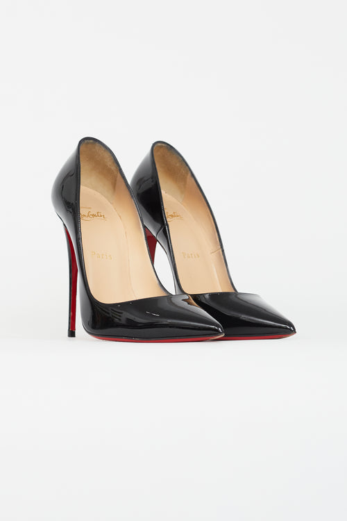 Christian Louboutin Black Patent So Kate 120 Pump