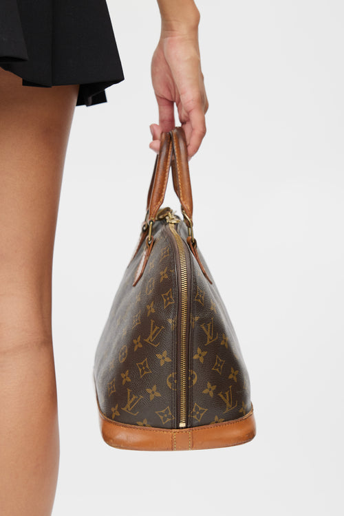 Louis Vuitton 1996 Brown Monogram Alma PM Bag