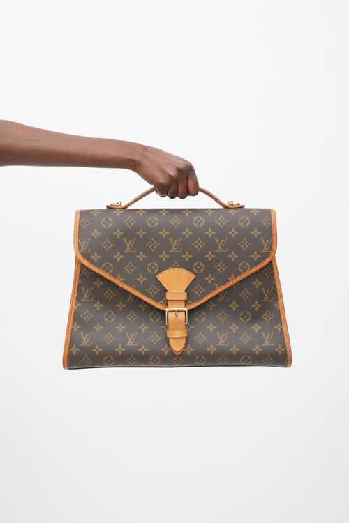 Louis Vuitton 1998 Brown Monogram Beverly Bag