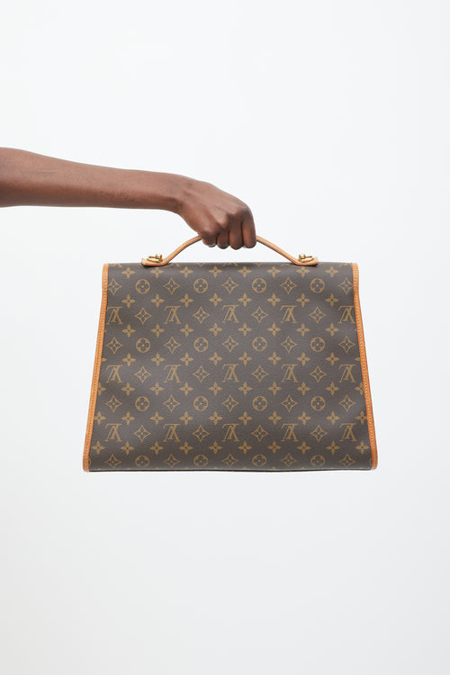 Louis Vuitton 1998 Brown Monogram Beverly Bag