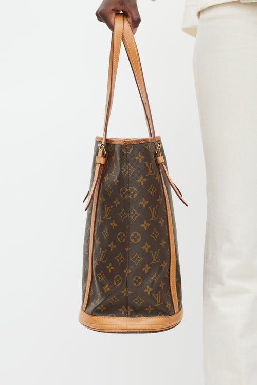 Louis Vuitton 1998 Brown Monogram Bucket GM Bag