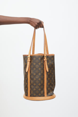 Louis Vuitton 1998 Brown Monogram Bucket GM Bag