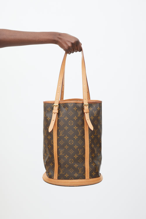 Louis Vuitton 1998 Brown Monogram Bucket GM Bag