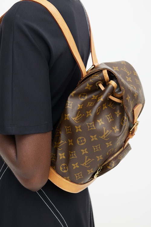 Louis Vuitton 1998 Brown Monogram Canvas Montsouris Backpack