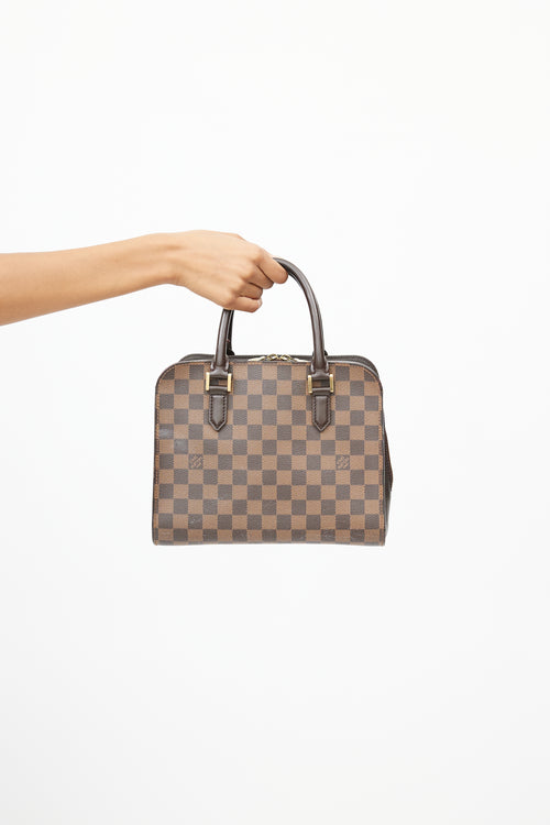 Louis Vuitton 2000 Brown Damier Ebene Triana Bag