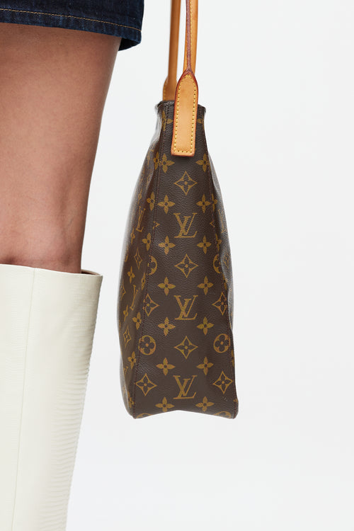 Louis Vuitton Brown Looping Monogram Tote