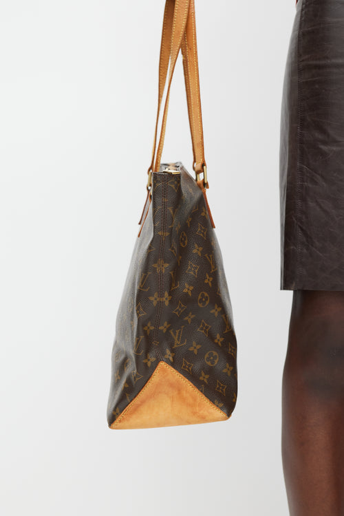 Louis Vuitton 2001 Brown Monogram Cabas Piano Bag