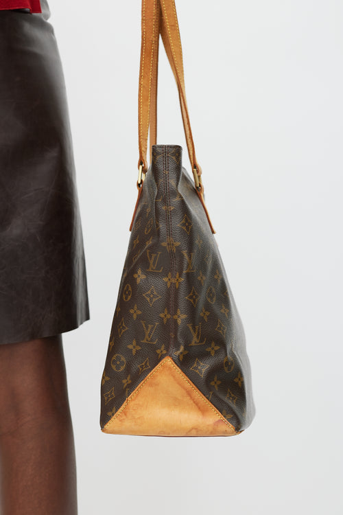 Louis Vuitton 2001 Brown Monogram Cabas Piano Bag