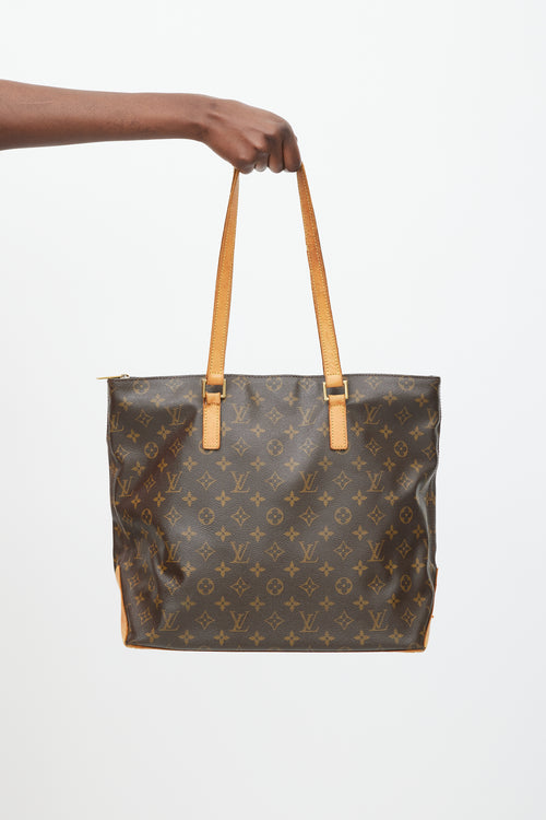 Louis Vuitton 2001 Brown Monogram Cabas Piano Bag