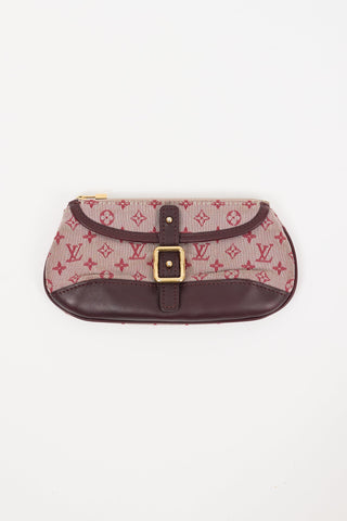 Louis Vuitton 2003 Pink Monogram Canvas Mini Lin Anne Pouch