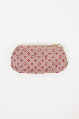 Louis Vuitton 2003 Pink Monogram Canvas Mini Lin Anne Pouch