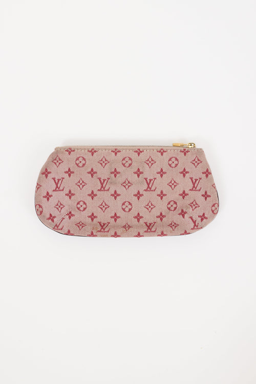 Louis Vuitton 2003 Pink Monogram Canvas Mini Lin Anne Pouch