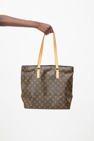 Louis Vuitton 2006 Brown Monogram Canvas Cabas Mezzo Tote Bag