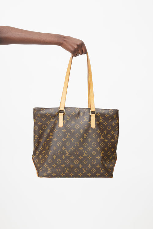 Louis Vuitton 2006 Brown Monogram Canvas Cabas Mezzo Tote Bag