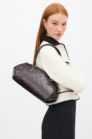 Louis Vuitton 2011 Burgundy Vernis Monogram Sherwood PM Bag