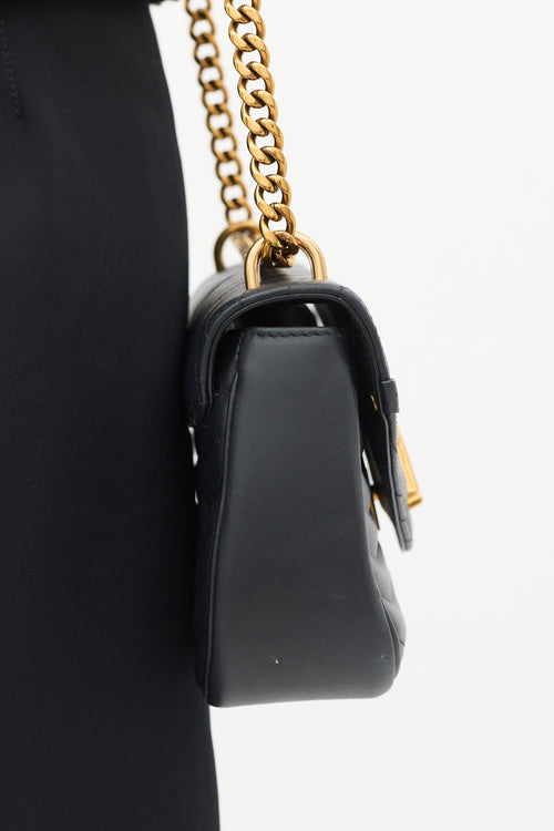 Louis Vuitton 2019 Black Leather New Wave MM Chain Bag