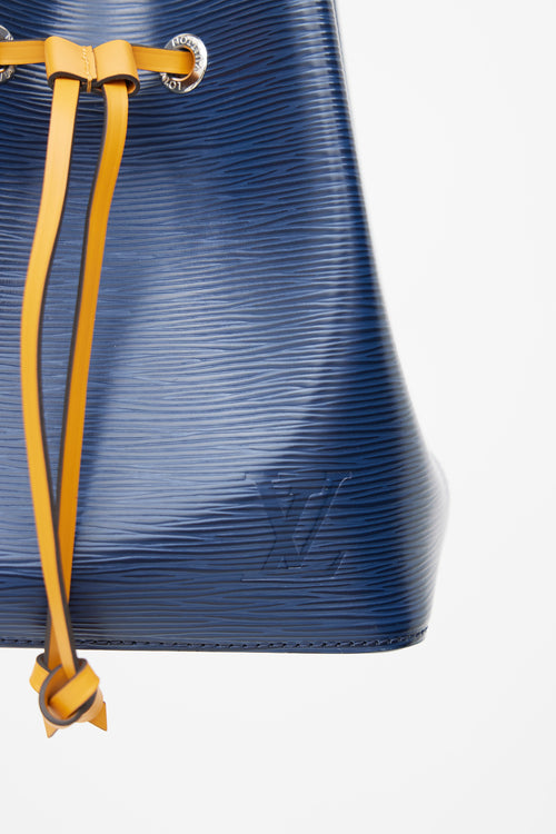 Louis Vuitton 2021 Indigo Safran Epi Leather NéoNoé BB Bucket Crossbody Bag