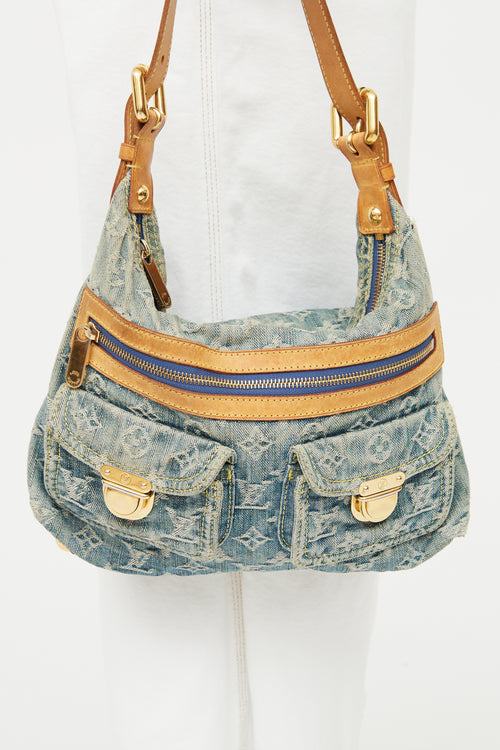 Louis Vuitton Denim Baggy Shoulder Bag