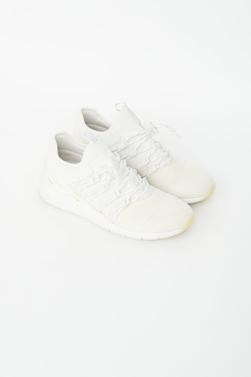 Louis Vuitton Beige 
White America
s Cup Sneaker