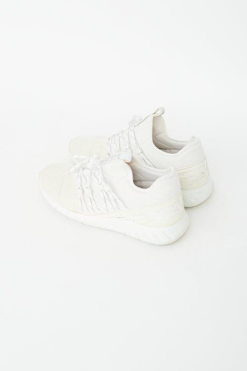 Louis Vuitton Beige 
White America
s Cup Sneaker