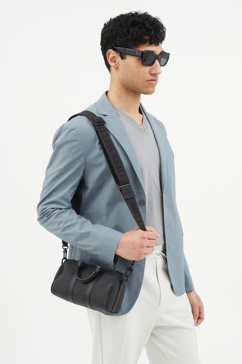 Black Aerogram Keepall XS Crossbody Bag