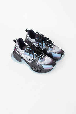 Louis Vuitton Black 
Blue Run Away Pulse Sneaker