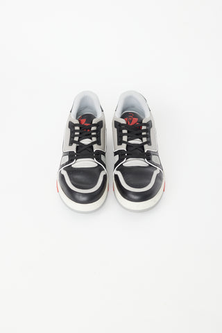 Louis Vuitton Black 
Grey Trainer Sneaker