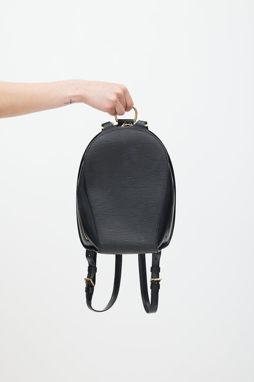 Louis Vuitton Black Epi Leather Mabillon Backpack