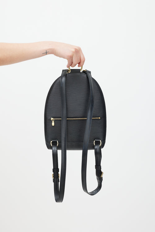 Louis Vuitton Black Epi Leather Mabillon Backpack