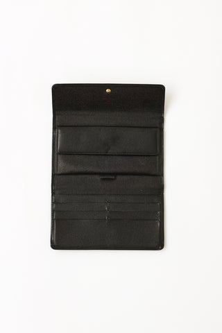 Louis Vuitton Black Epi Leather Pont Neuf Wallet