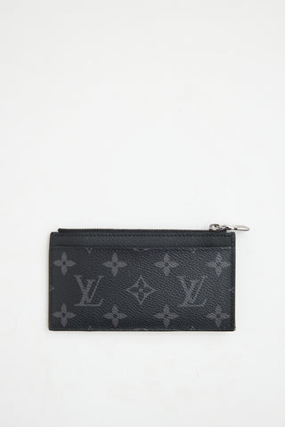 Louis VuittonBlack Monogram Ecips Coin Card Holder