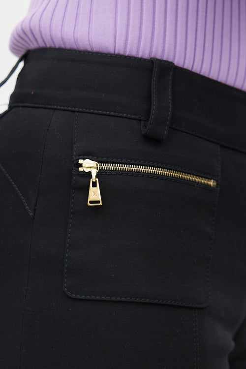 Louis Vuitton Black Slim Leg Trouser