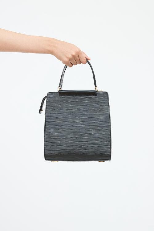 Black Epi Figari Handbag