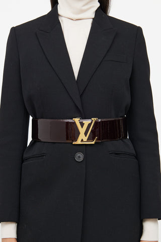 Louis Vuitton Vernis Amerante Sobe Belt