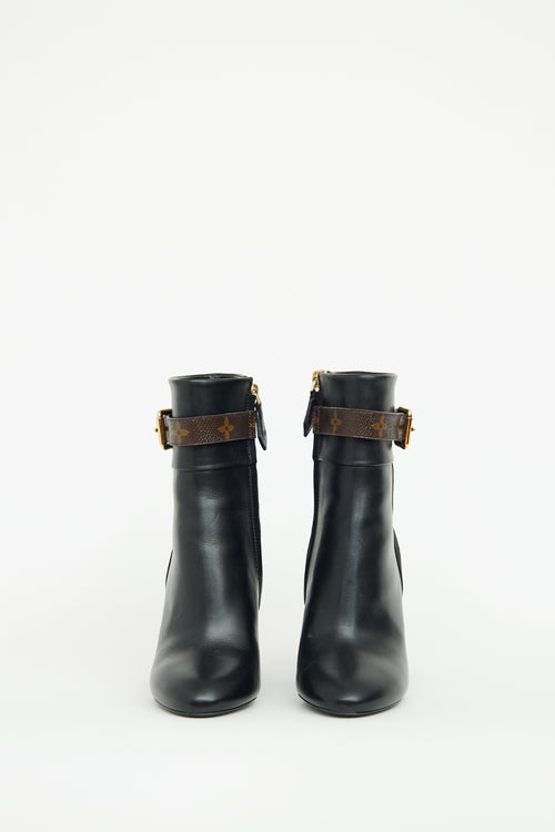 Louis Vuitton Black Idylle Ankle Boot