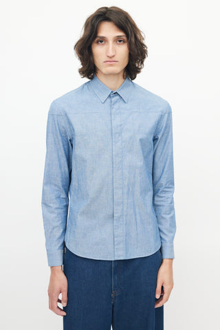 Louis Vuitton Blue Chambray Shirt