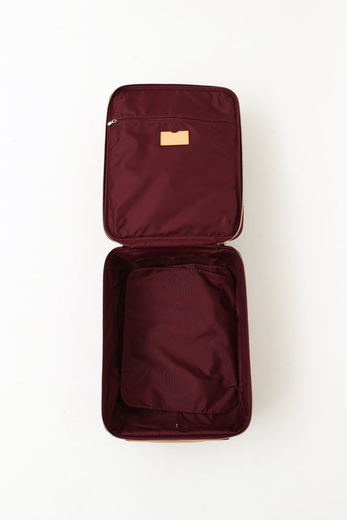 Louis Vuitton Violette Vernis Pegase 45 Suitcase